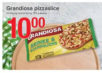 Eurospar Grandiosa pizzaslice tilbud