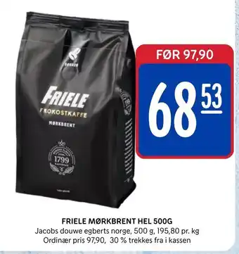 Rema 1000 Friele mørkbrent hel 500g tilbud