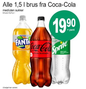 Joker Coca-cola zero brus tilbud