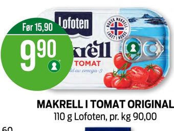 Kiwi Lofoten makrell tilbud