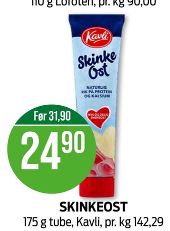 Kiwi Kavli smøreost tilbud