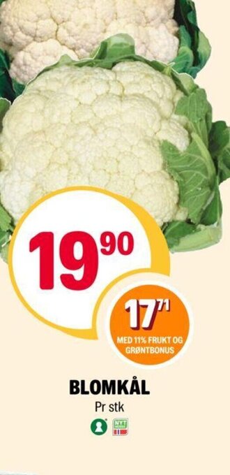 Coop Extra Blomkål tilbud