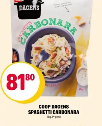 Coop Extra Coop Dagens Spaghetti Carbonara tilbud