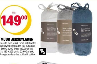 Coop Extra Mjuk Jerseylaken tilbud