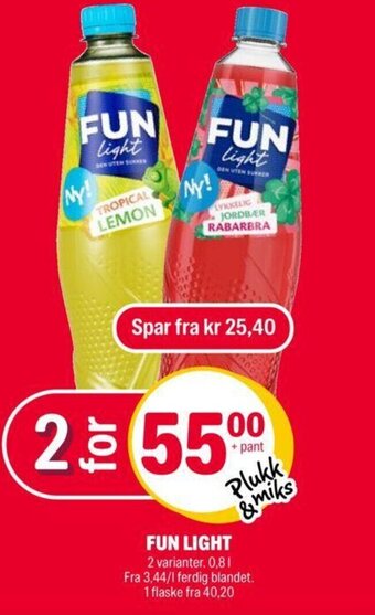 Coop Extra Fun Light tilbud
