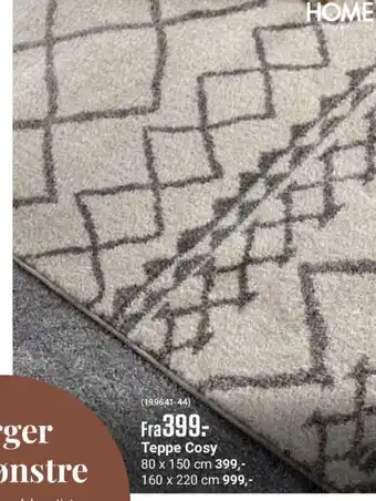Europris Teppe Cosy tilbud