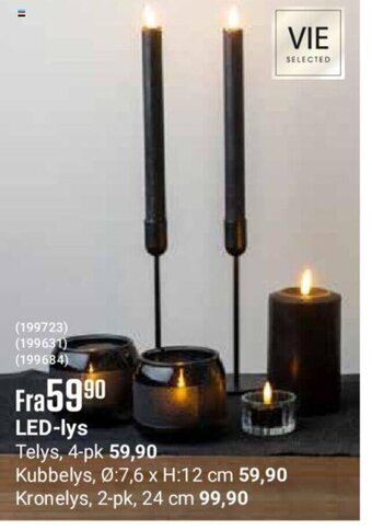 Europris LED-lys tilbud