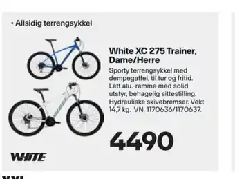 XXL Sport White XC 275 Trainer, Dame/Herre tilbud