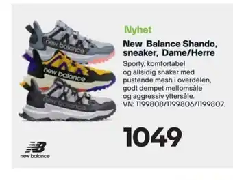 XXL Sport New Balance Shando Sneaker, Dame/Herre tilbud
