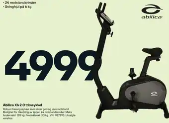 XXL Sport Abilica Xb 2.0 Trimsykkel tilbud