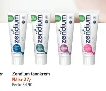 Apotek 1 Zendium tannkrem tilbud