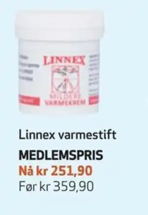 Apotek 1 Linnex varmestift Medlemspris tilbud