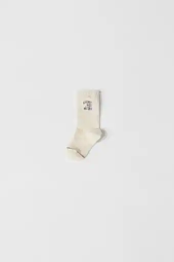 ZARA Baby/ lange sokker med broderi adventure expedition tilbud