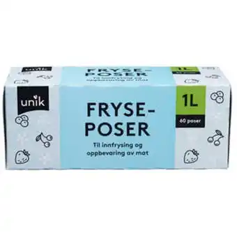 Meny Fryseposer 1l tilbud