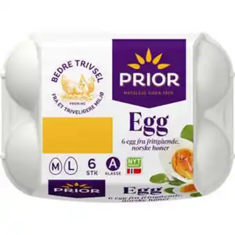 Meny Egg frittgående tilbud