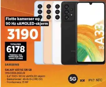 POWER Samsung galaxy a33 mobiltelefon tilbud