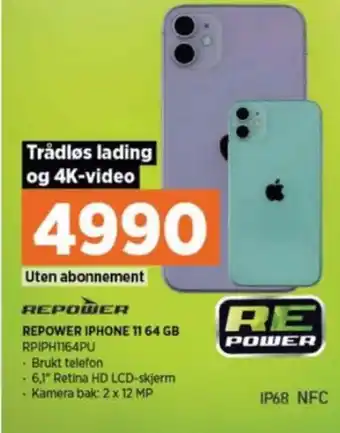 POWER Apple iphone 11 mobiltelefon tilbud