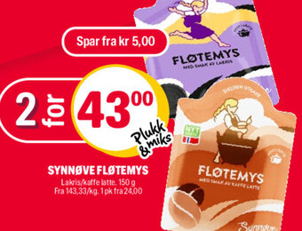 Coop Extra Synnøve Fløtemys tilbud