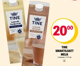Coop Extra Tine Smaktilsatt Melk tilbud