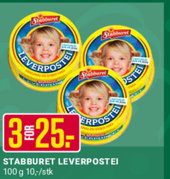 Europris Stabburet Leverpostei tilbud