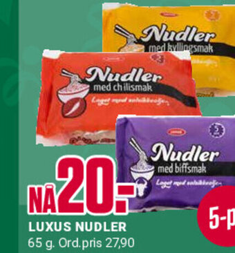 Europris Luxus Nudler tilbud