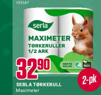 Europris Serla Tørkerull tilbud