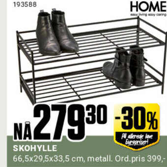 Europris Skohylle tilbud