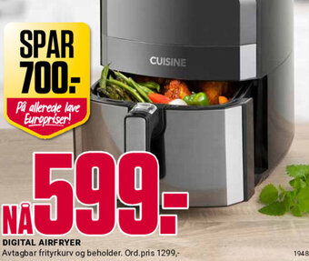 Europris Digital Airfryer tilbud