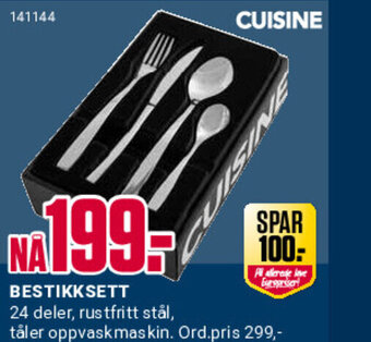 Europris Bestikksett tilbud