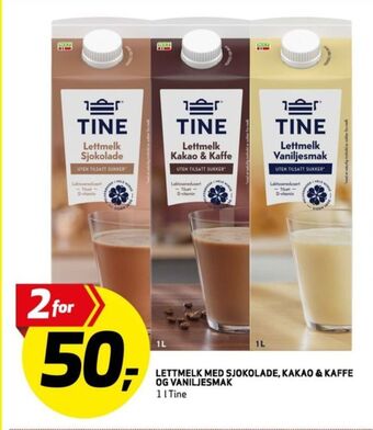 Bunnpris Tine vaniljemelk tilbud