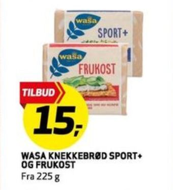 Bunnpris Wasa knekkebrød tilbud