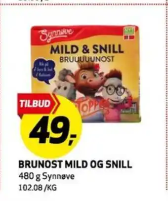 Bunnpris Synnøve finden brunost tilbud
