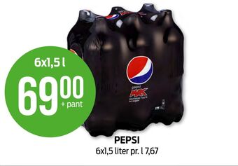 Kiwi Pepsi max brus tilbud