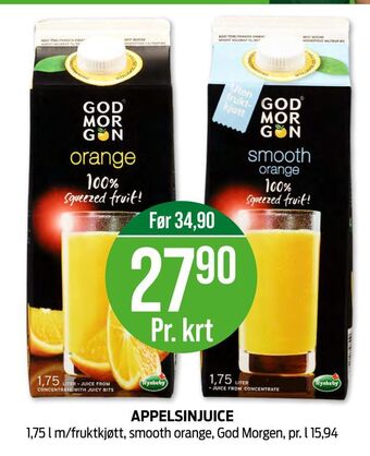 Kiwi Appelsinjuice tilbud