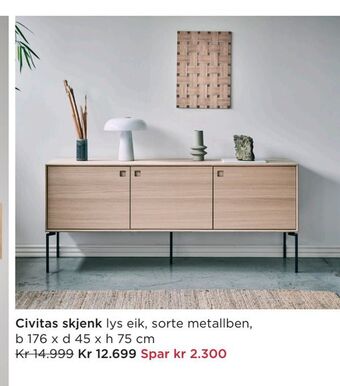 Møbelringen Civitas skjenk tilbud
