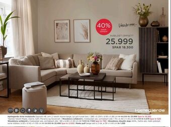 Møbelringen Hjellegjerde anne modulsofa tilbud