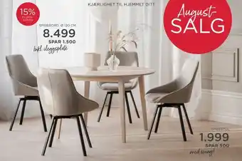 Møbelringen Alison stol med sving tilbud