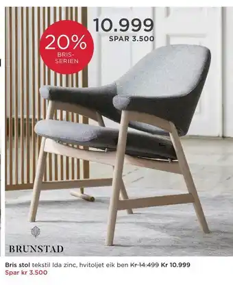 Møbelringen Bris stol tilbud