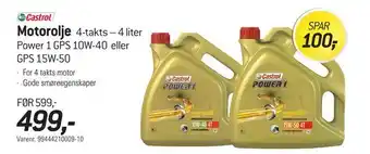 Thansen Motorolje 4-takts - 4 liter tilbud