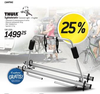 Thansen Sykkelstativ tilbud