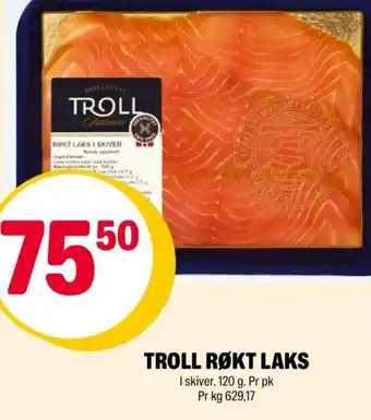 Coop Extra Troll Røkt Laks tilbud