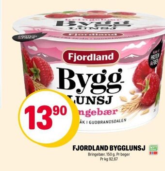 Coop Extra Fjordland Bygglunsj tilbud