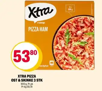 Coop Extra Xtra Pizza OST & Skinke 3 Stk tilbud
