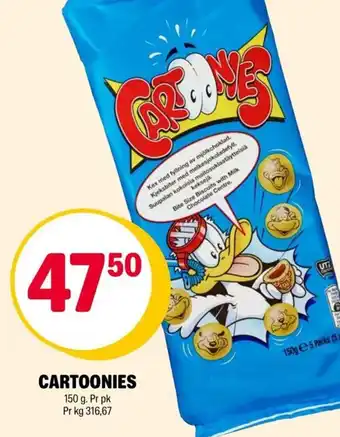 Coop Extra Cartoonies tilbud