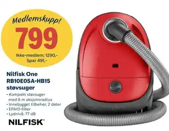 Coop Extra Nilfisk One RB10E05A-HB15 Støvsuger tilbud