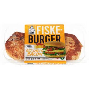 Meny Fiskeburger tilbud
