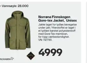 XXL Sport Norrøna Finnskogen Gore-tex Jacket, Unisex tilbud