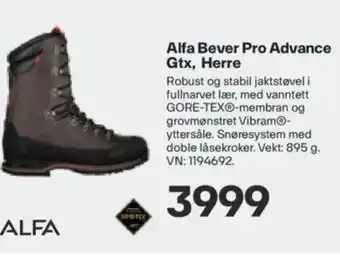 XXL Sport Alfa Bever Pro Advance Gtx, Herre tilbud