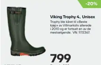 XXL Sport Viking Trophy 4, Unisex tilbud