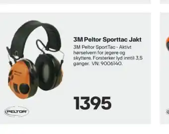 XXL Sport 3M Peltor Sporttac Jakt tilbud